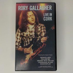 Rory Gallagher Live in Cork  VHS MINT non rental